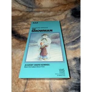 Raymond Briggs The Snowman VHS 1982 Animated Short Film SVS Stereo Holiday Movie
